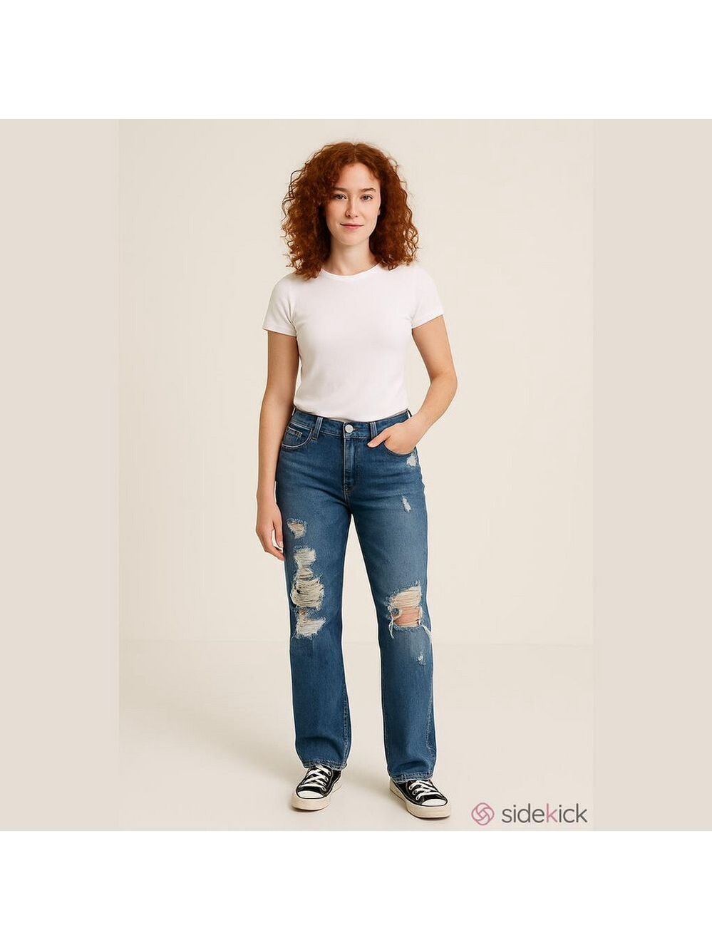 J BRAND Camille distressed jeans size 27